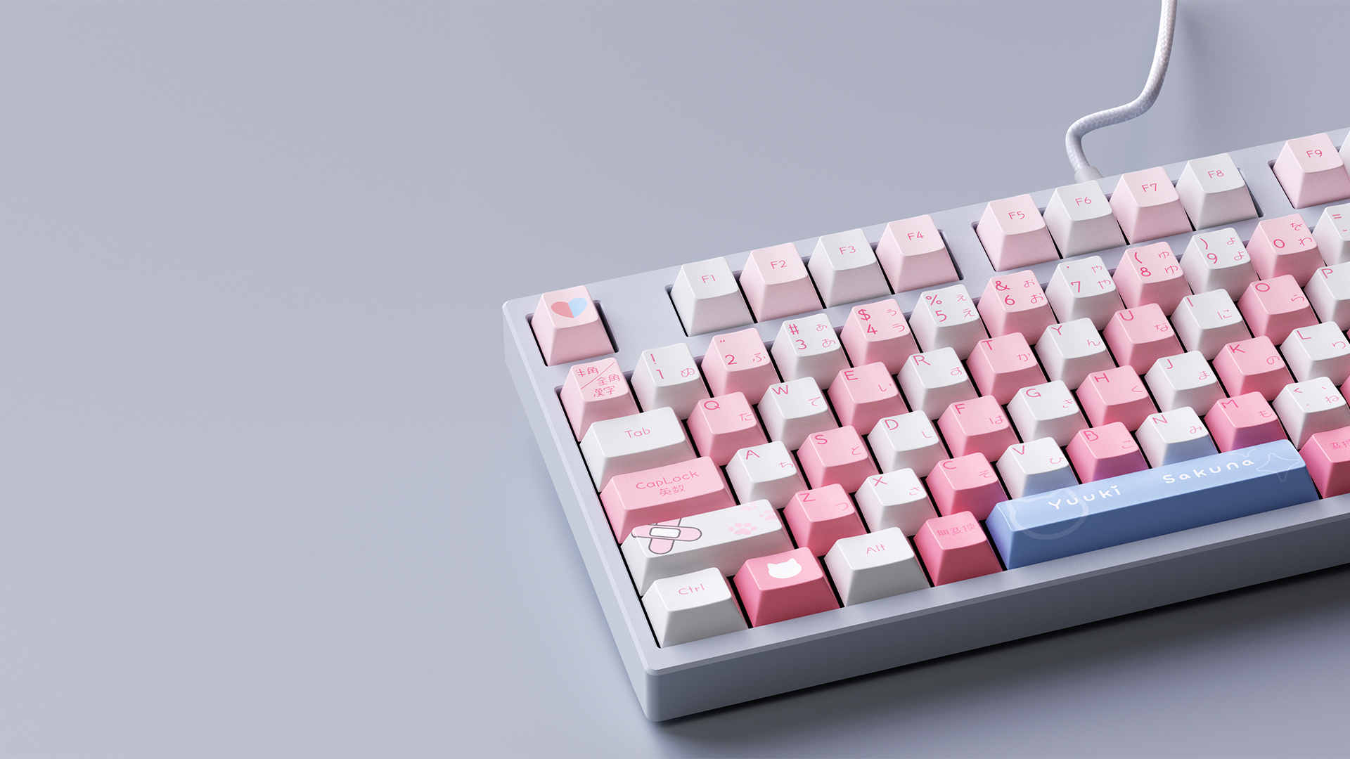 結城さくな×AMICIS】ゲーミングキーボード 80HE 日本語配列 | 結城さく 