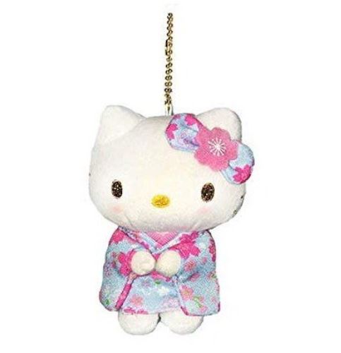 ハローキティ_桜着物 水色 MC | 公式グッズ・公式ライセンス商品