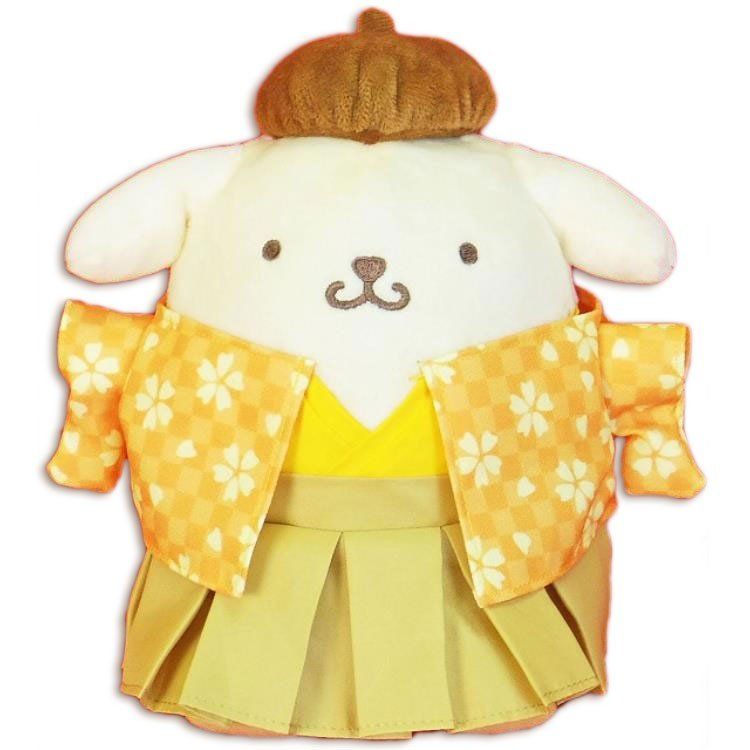 ポムポムプリン_着物 ぬいぐるみ S | ポムポムプリン公式グッズ