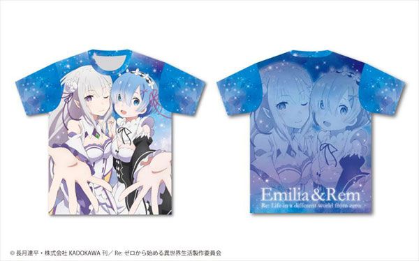 Re:ゼロから始める異世界生活_フルグラフィックTシャツ | Re:ゼロから