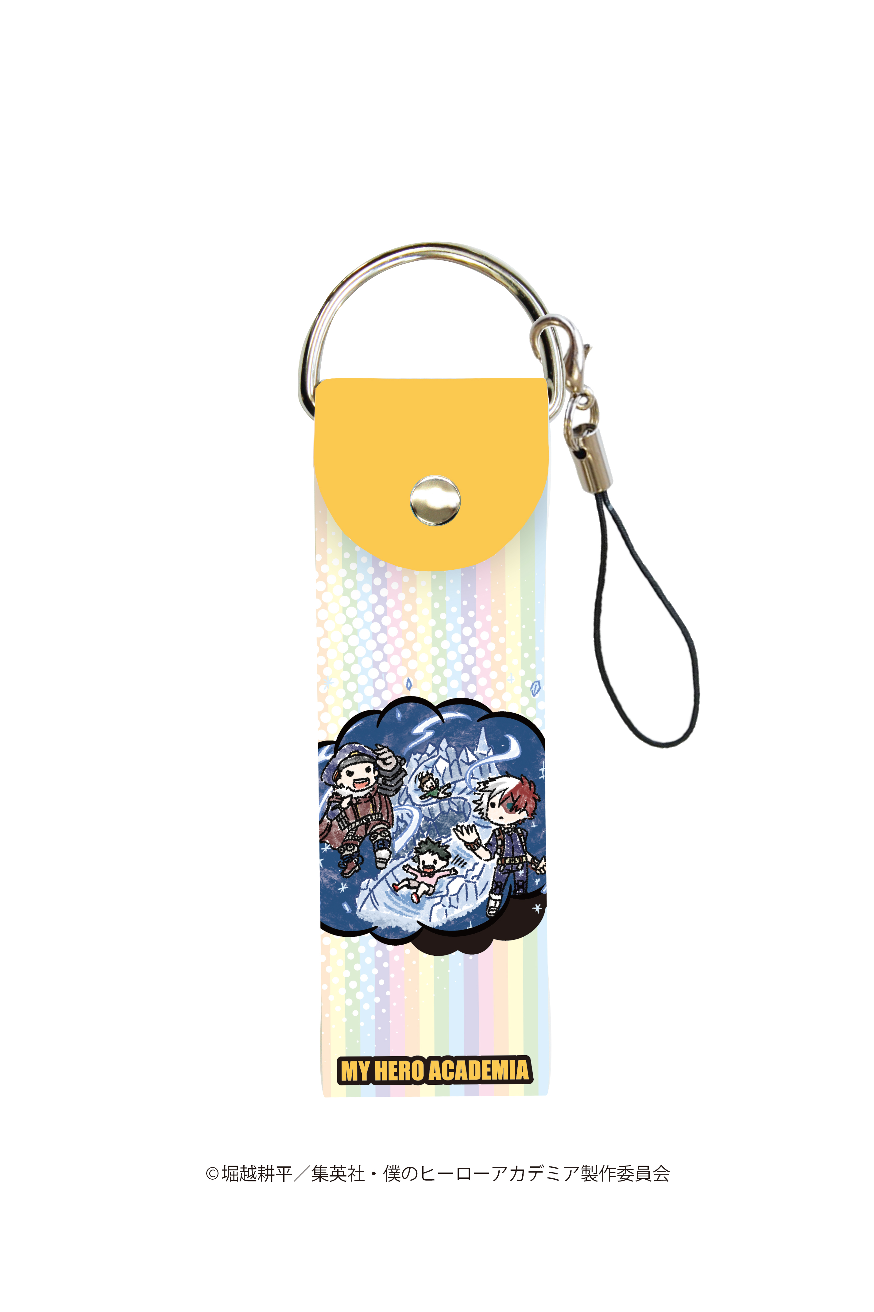 僕のヒーローアカデミア_ビッグレザーストラップ03/吹き出しデザインC(グラフアート)