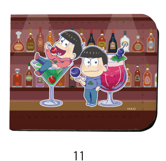 おそ松さん_レザーフセンブック_おそ松＆カラ松フルーツVer.(ミニキャラ)