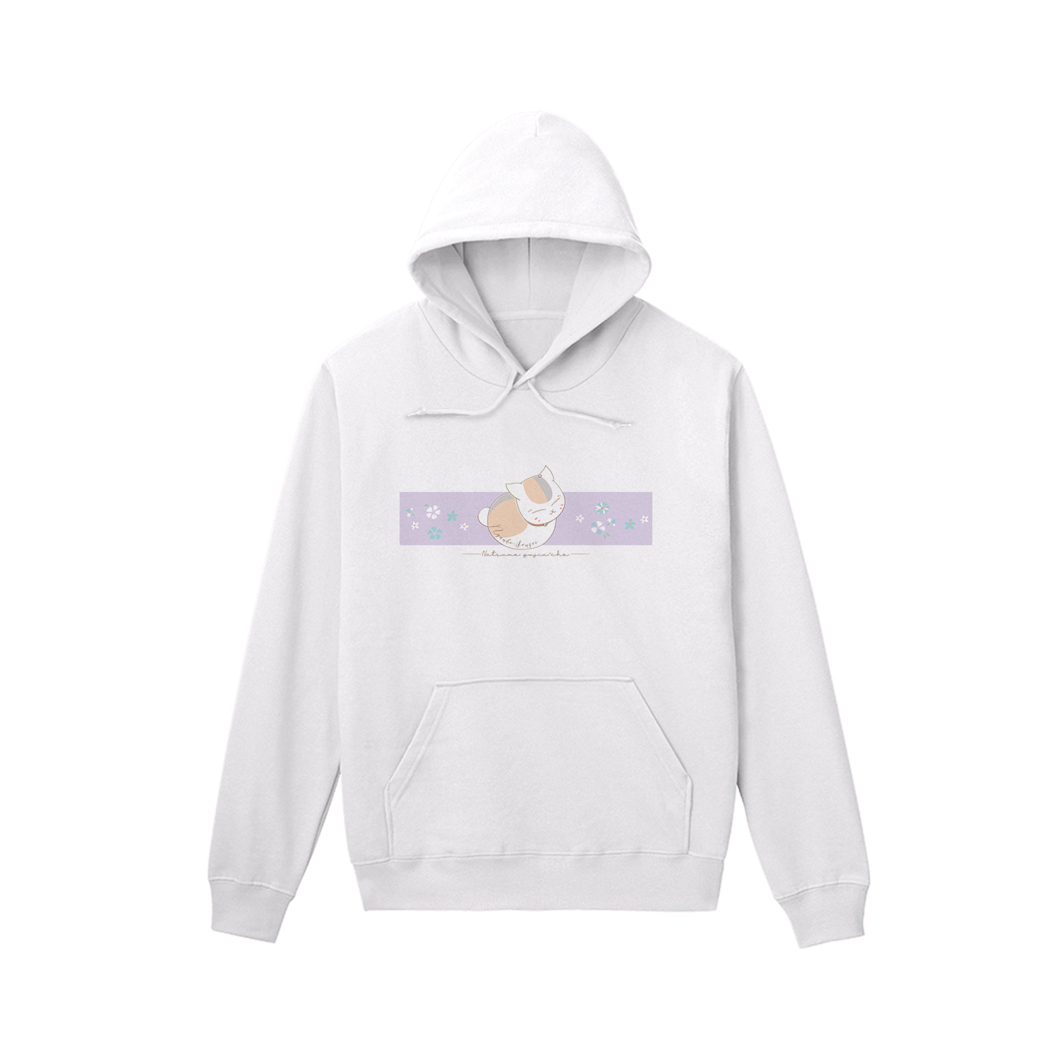 夏目友人帳_ニャンコ先生 lette-graph パーカー 菫 レディースXL