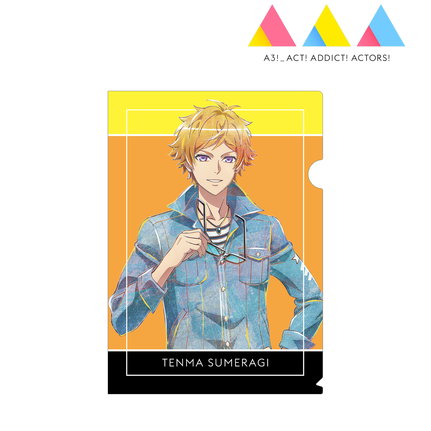 アニメ A3 皇 天馬 Ani Art クリアファイル 公式グッズ 公式ライセンス商品専門サイト Colleize コレイズ