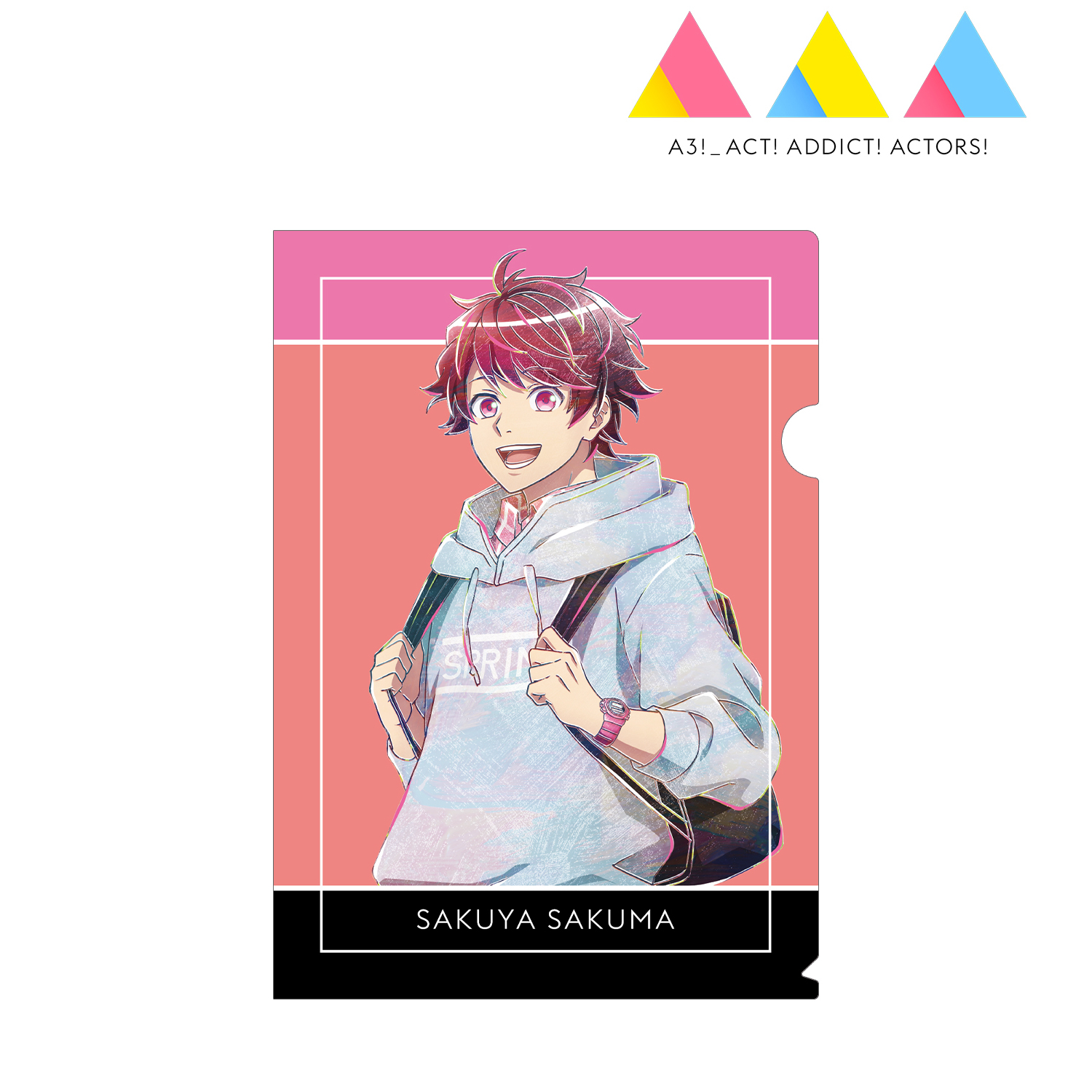 アニメ A3 佐久間咲也 Ani Art クリアファイル 公式グッズ 公式ライセンス商品専門サイト Colleize コレイズ