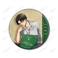 進撃の巨人_描き下ろしイラスト リヴァイ リラックスver. BIG缶バッジ