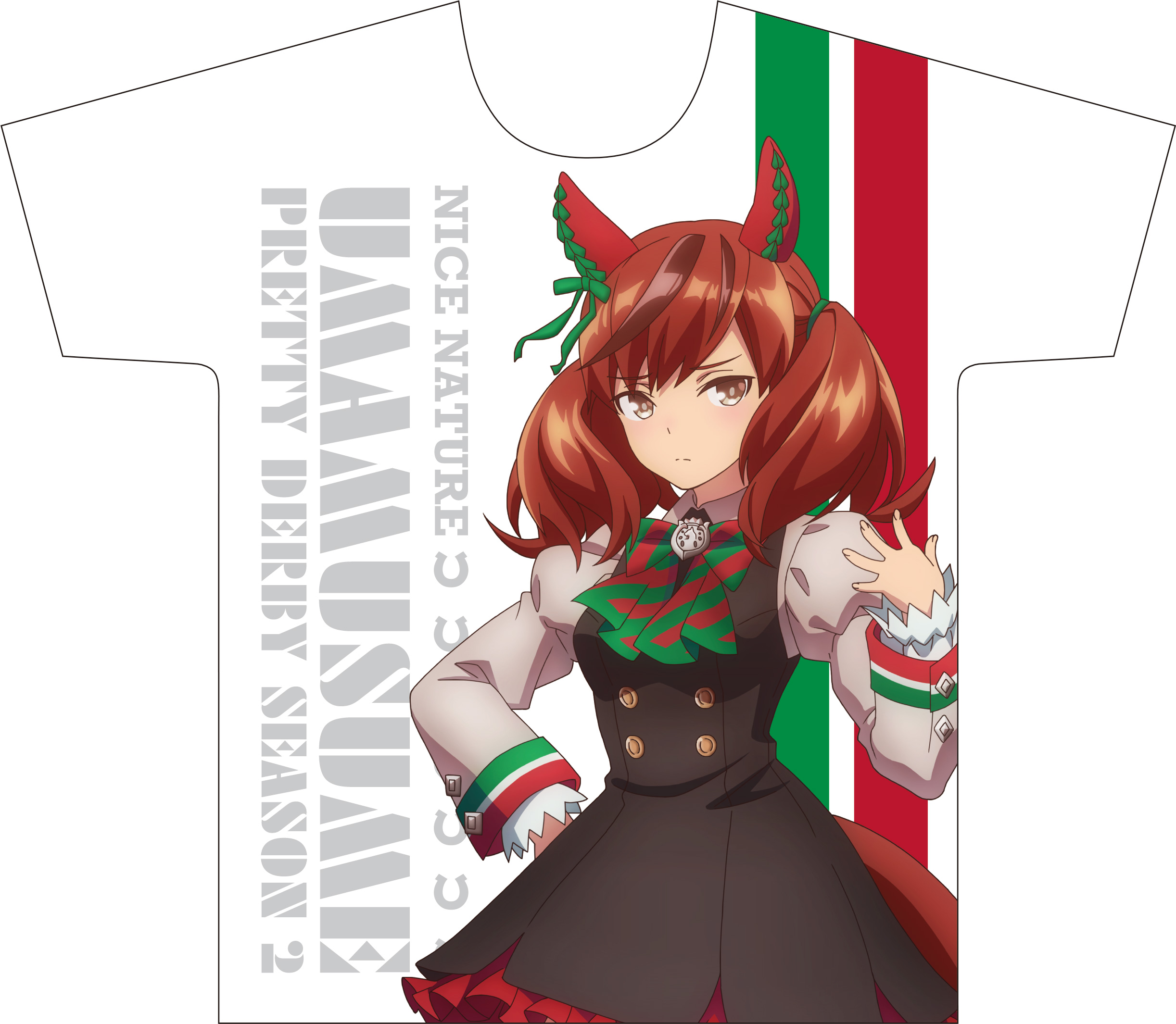 ウマ娘 プリティーダービー Season 2 フルカラーtシャツ ナイスネイチャ ｘｌ 公式グッズ 公式ライセンス商品専門サイト Colleize コレイズ
