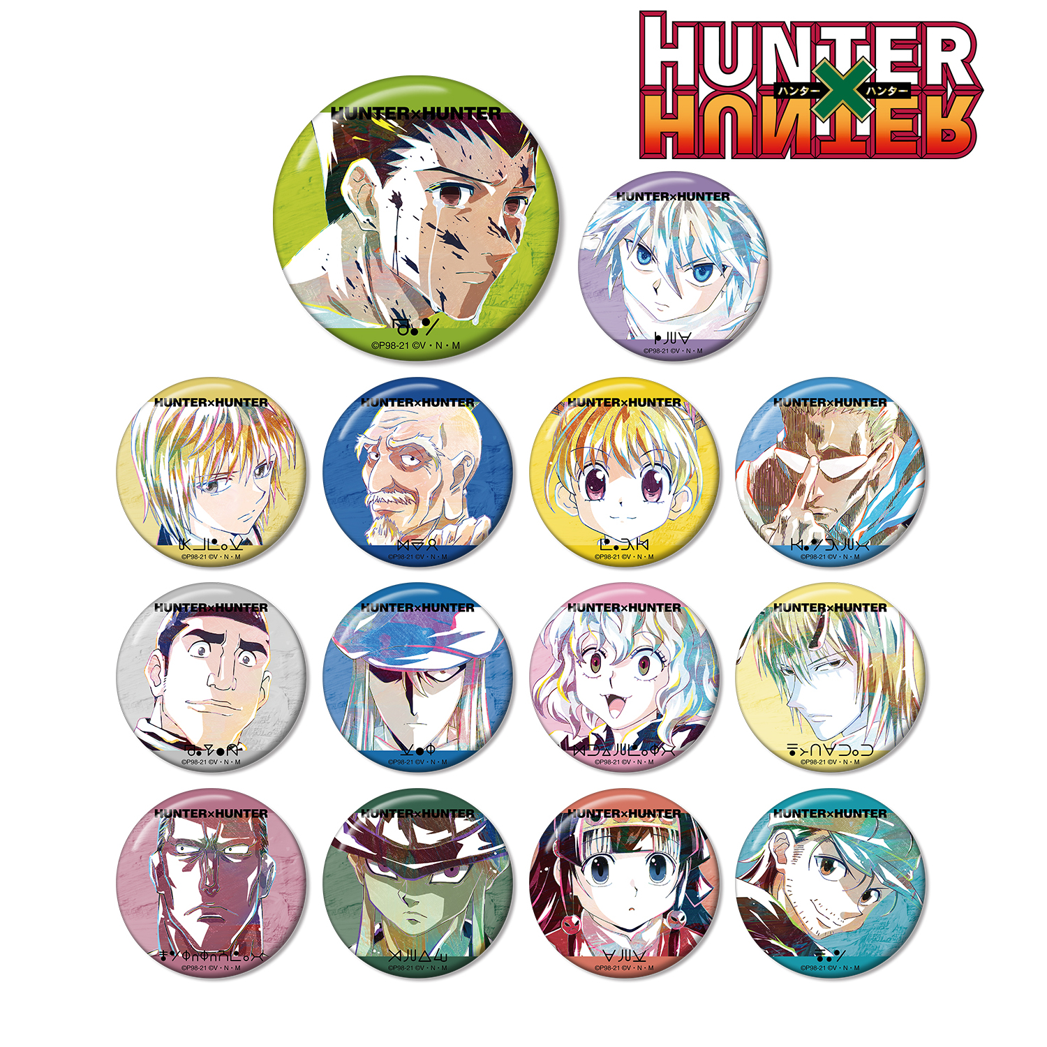 HUNTER×HUNTER】_トレーディング Ani-Art 第3弾 缶バッジ(単位/単品