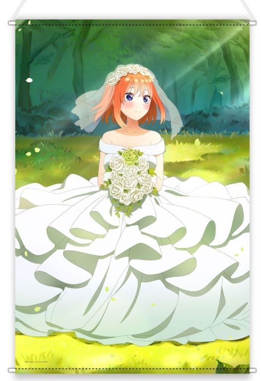 【A賞】五等分の花嫁 kawaii 特大タペストリー 四葉 TVアニメ「五等分の花嫁∬」_描き下ろし特大タペストリー(ドレス)/中野