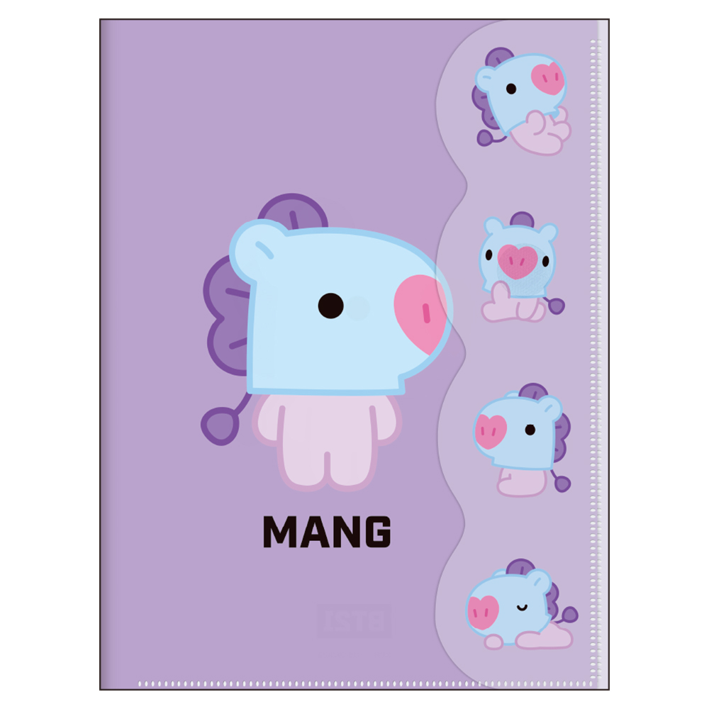 BT21ﾀﾞｲｶｯﾄｶﾊﾞｰ付2ﾎﾟｹｯﾄﾌｧｲﾙ/MANG