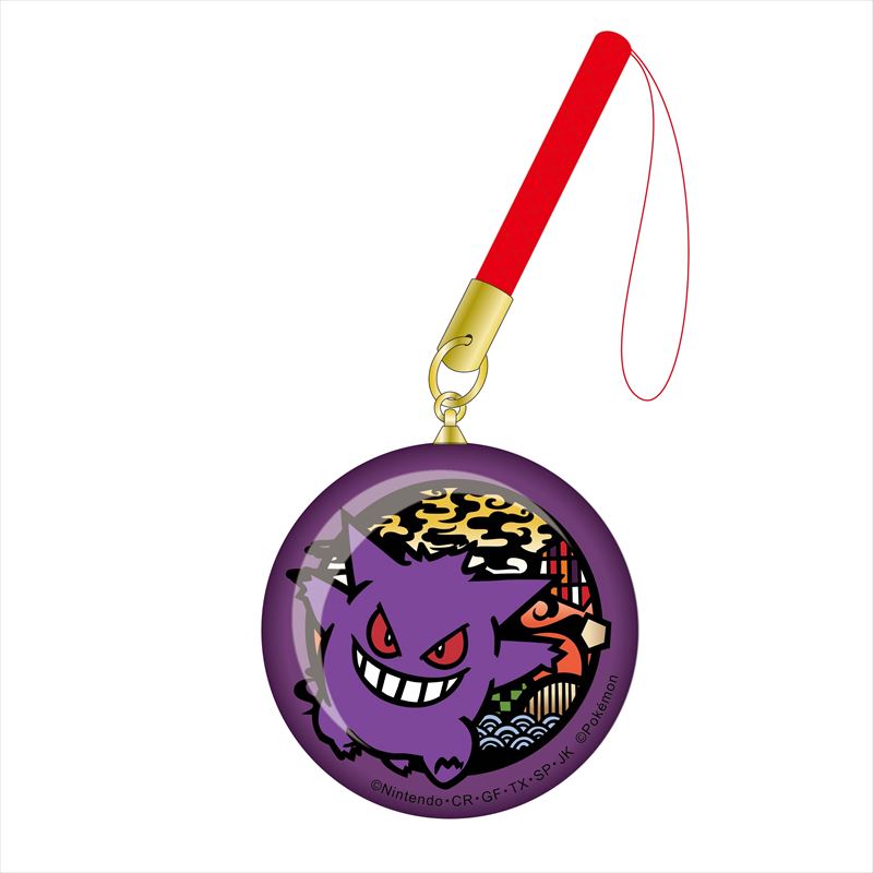 ポケットモンスター_切り絵シリーズ ガラス根付 ゲンガー