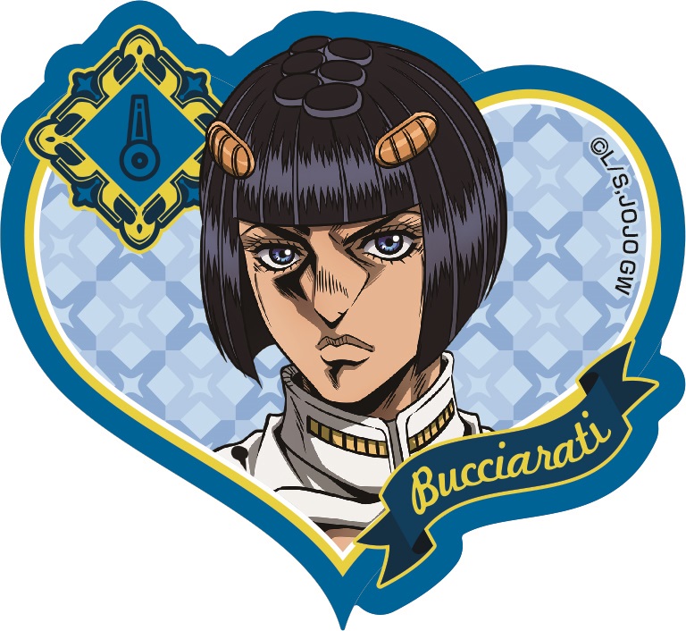 ジョジョ黄金の風_ハート型ラメアクリルバッジ 新たなる旅立ち1 1BOX