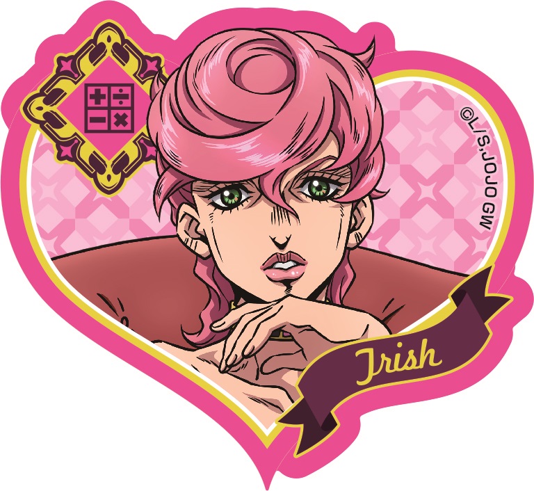 ジョジョの奇妙な冒険 ラメアクリルバッジ 5部 黄金の風 ジョルノ BOX TVアニメ「ジョジョの奇妙な冒険 黄金の風」ハート型ラメ