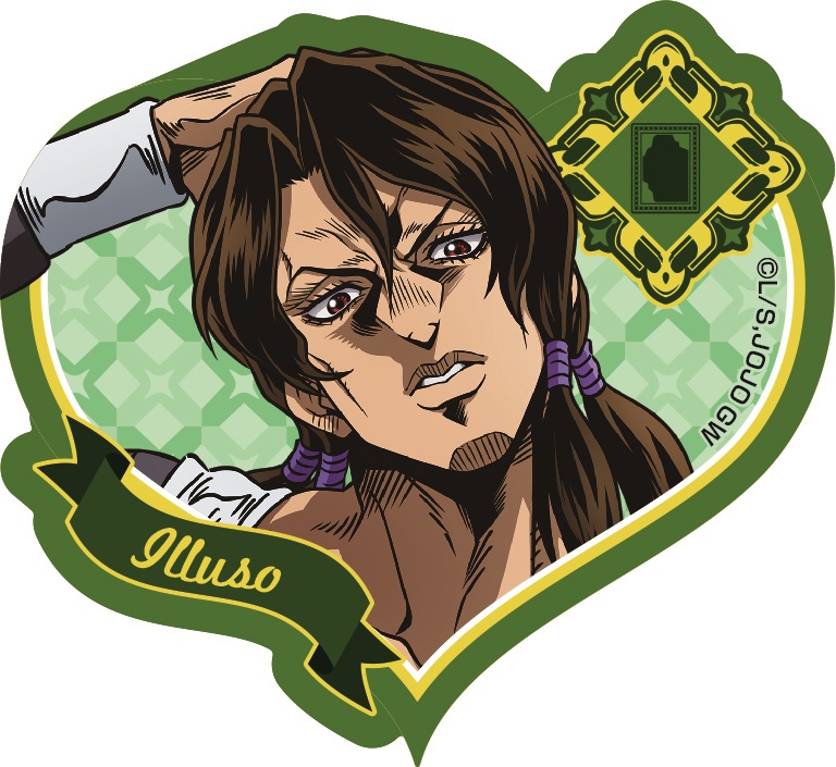 ジョジョ黄金の風_ハート型ラメアクリルバッジ 新たなる旅立ち1 1BOX