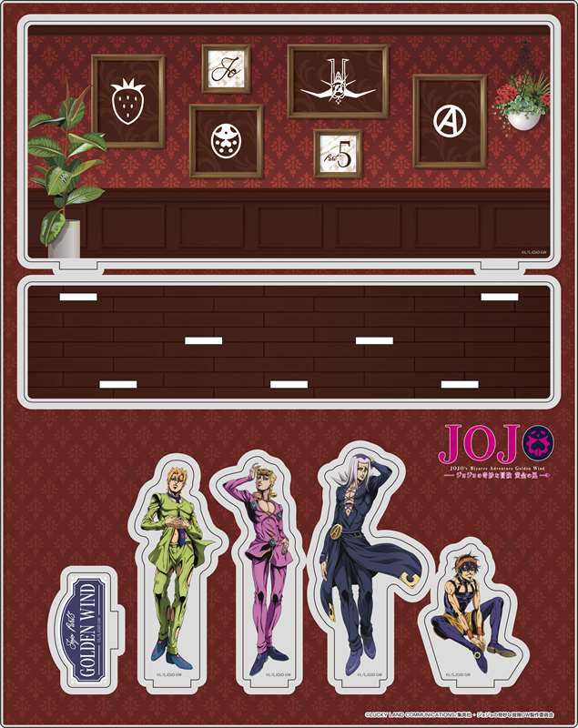 ジョジョ黄金の風_アクリルジオラマ 新たなる旅立ち2 ブチャラティチーム
