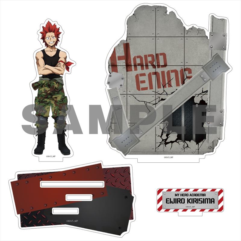 僕のヒーローアカデミア_アクリルジオラマスタンド 切島鋭児郎(迷彩)