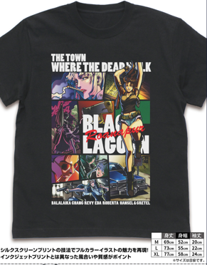 ブラック･ラグーン_BLACKLAGOON フルカラーTシャツ/BLACK-XL