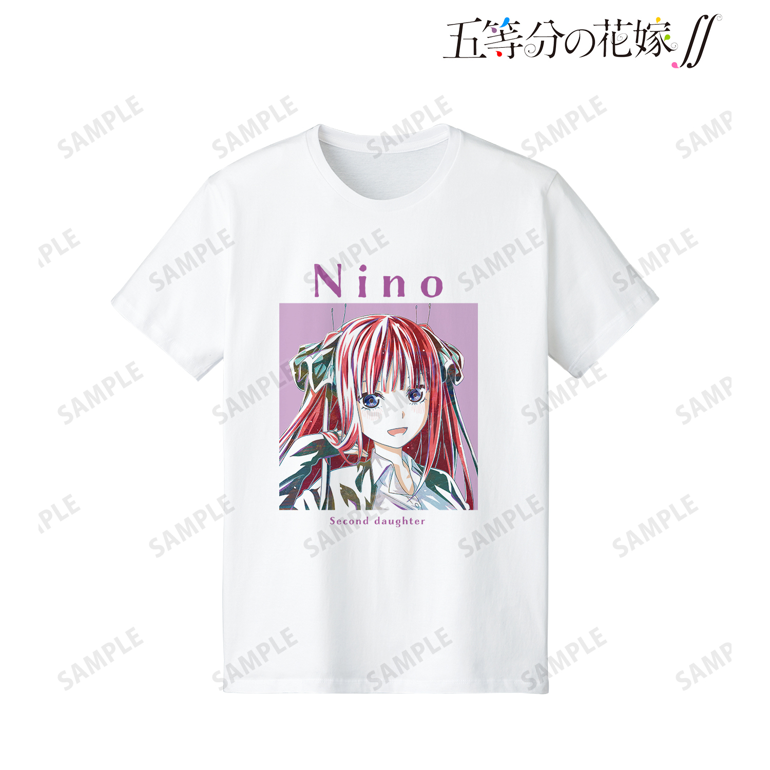 五等分の花嫁∬_中野二乃 Ani-Art 第4弾 Tシャツメンズ(サイズ/L)