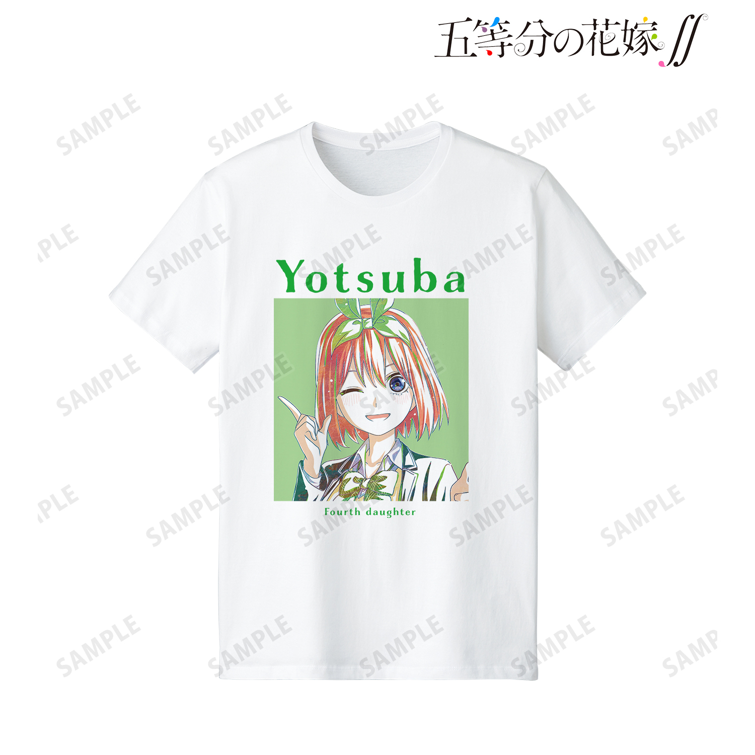 五等分の花嫁∬_中野四葉 Ani-Art 第4弾 Tシャツメンズ(サイズ/M)