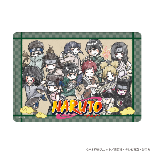 NARUTO 文教堂 アニメガ限定　和紙缶バッジ　砂の三兄弟 希少】文教堂・アニメガ限定 NARUTO 疾風伝 和紙缶バッジ(砂の三