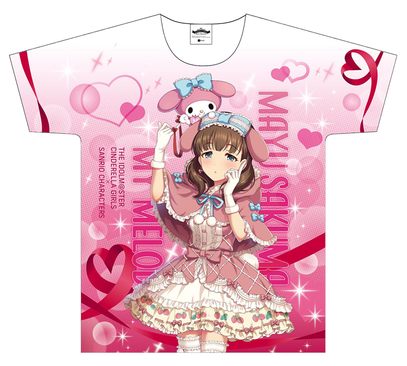 アイドルマスター シンデレラガールズ フルグラフィックtシャツ サンリオ 佐久間まゆ Xl 公式グッズ 公式ライセンス商品専門サイト Colleize コレイズ