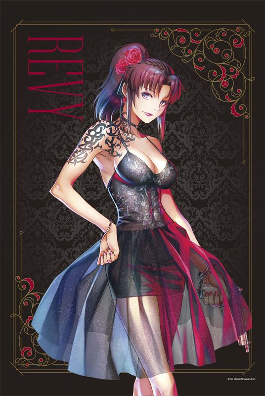 BLACK LAGOON_描き下ろしB2タペストリー①レヴィ | 公式グッズ