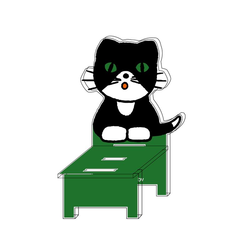 ミッフィー_ディック・ブルーナ_アクリルファニチャー ねこ | miffy