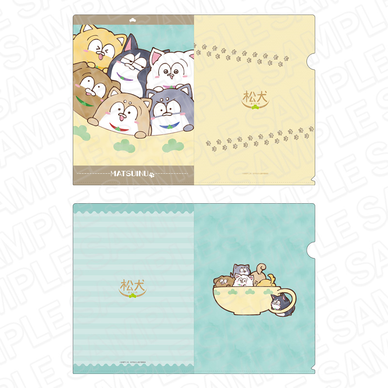 松犬 クリアファイルセット まついぬたいむ Ver 公式グッズ 公式ライセンス商品専門サイト Colleize コレイズ