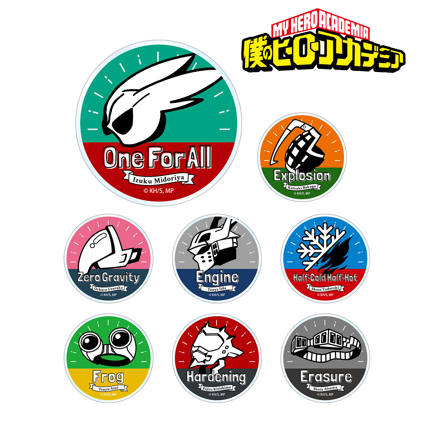 僕のヒーローアカデミア_トレーディングアクリルマグネット(単位/BOX)