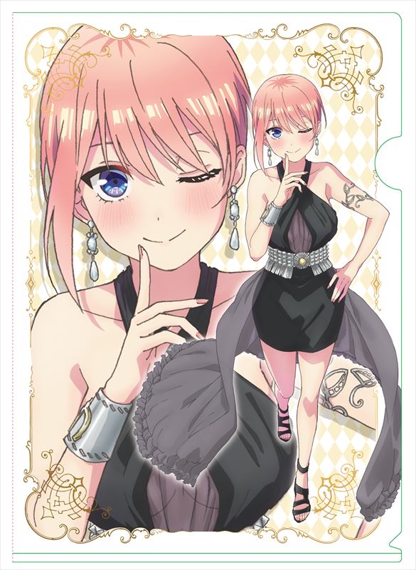 五等分の花嫁∬_クリアファイル【中野一花】黒ドレス	