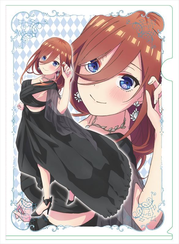 五等分の花嫁∬_クリアファイル【中野三玖】黒ドレス | 五等分の花嫁