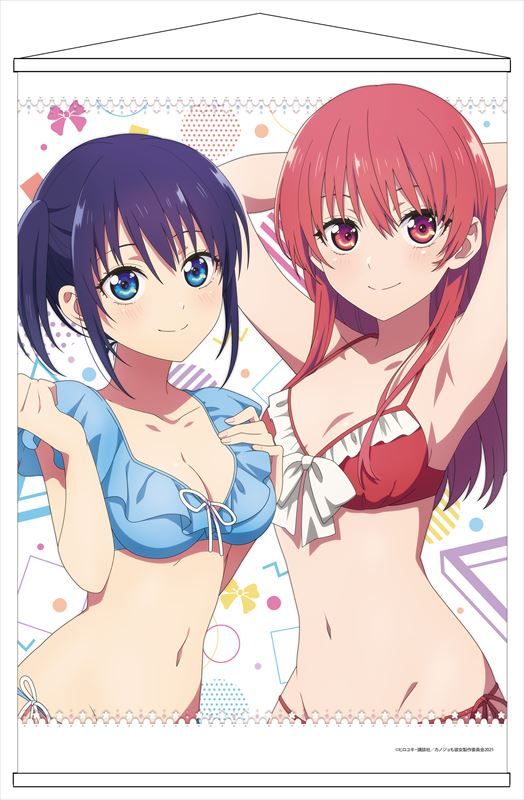 カノジョも彼女_B2タペストリー【佐木咲&水瀬渚】水着ver | カノジョも