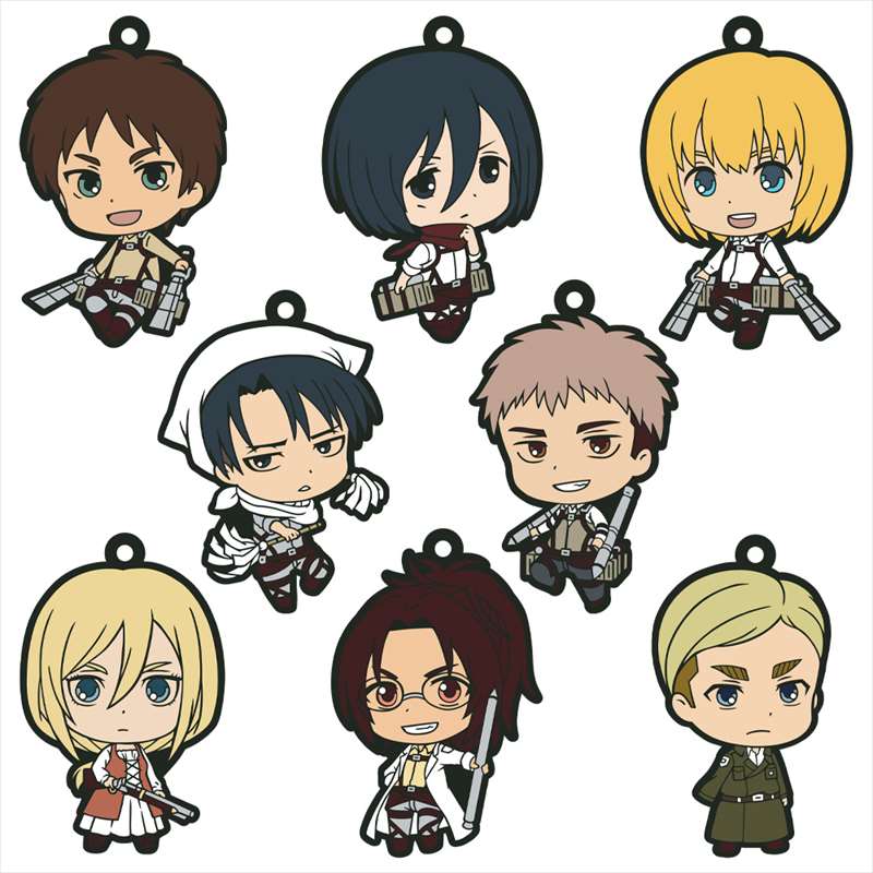 進撃の巨人 ラバーストラップコレクション vol.2 1BOX | 公式