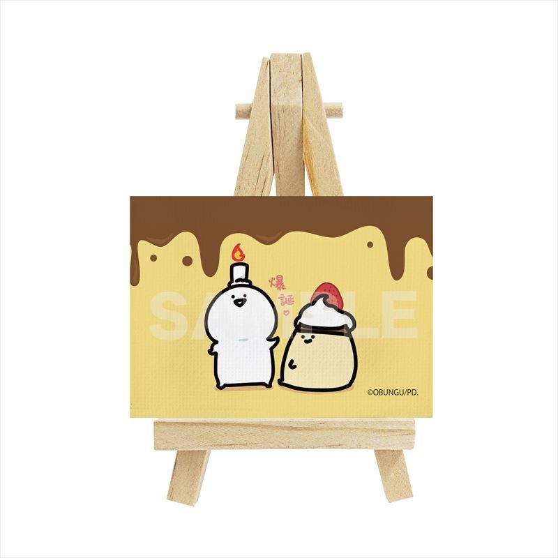 お文具といっしょ_ミニイラストキャンバス /03 爆誕 | お文具と