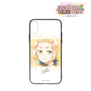 유키 토모나는 용사이다_대만개의 장-이누쟈바람 Ani-Art aqua label 강화 유리 iPhone 케이스(대상 기종/iPhone XR)