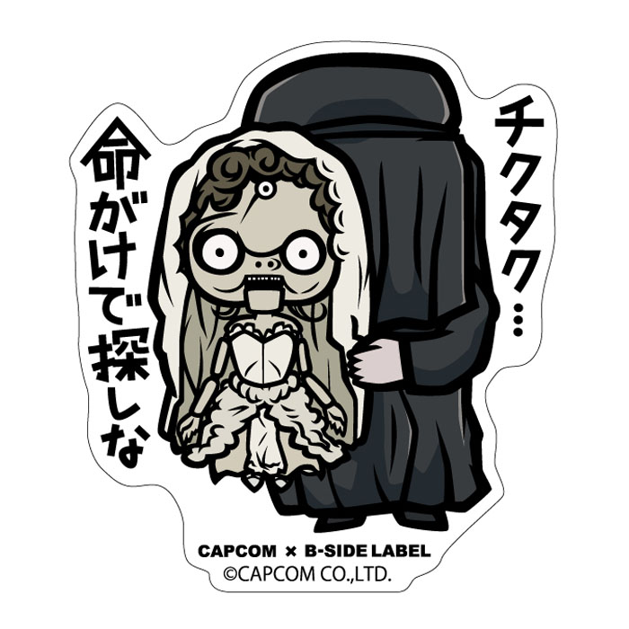 バイオハザード_CAPCOM×B-SIDE LABELステッカー アンジー&ドナ