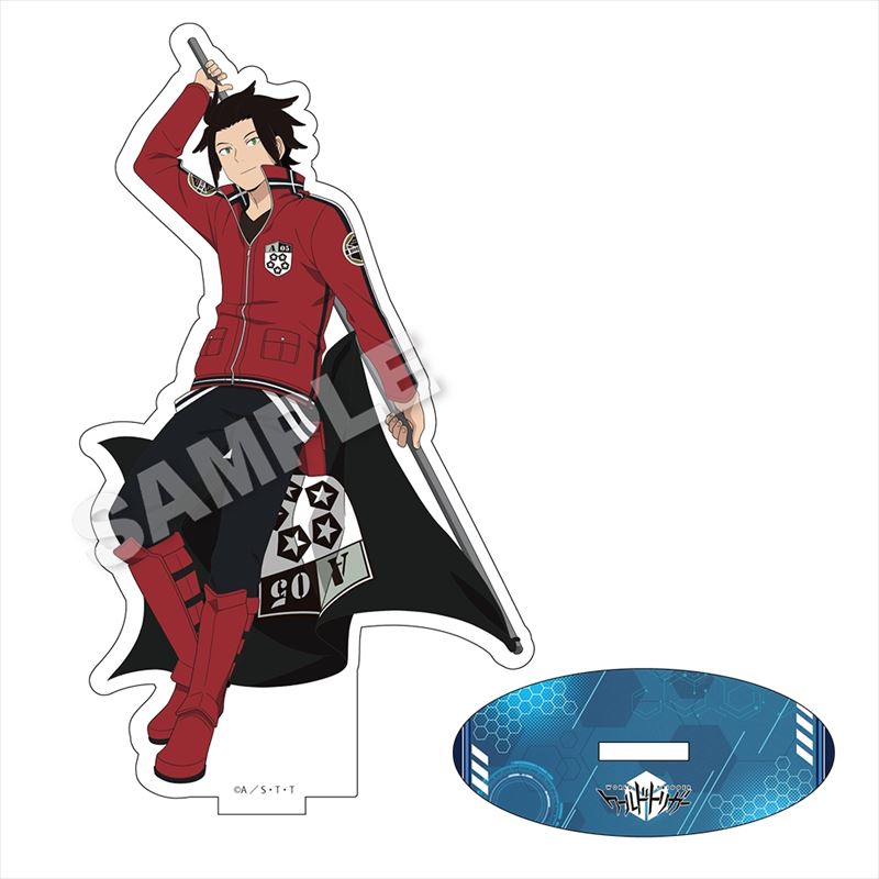 ワールドトリガー the Stageワーステ アクリルスタンド 嵐山 茶色 准