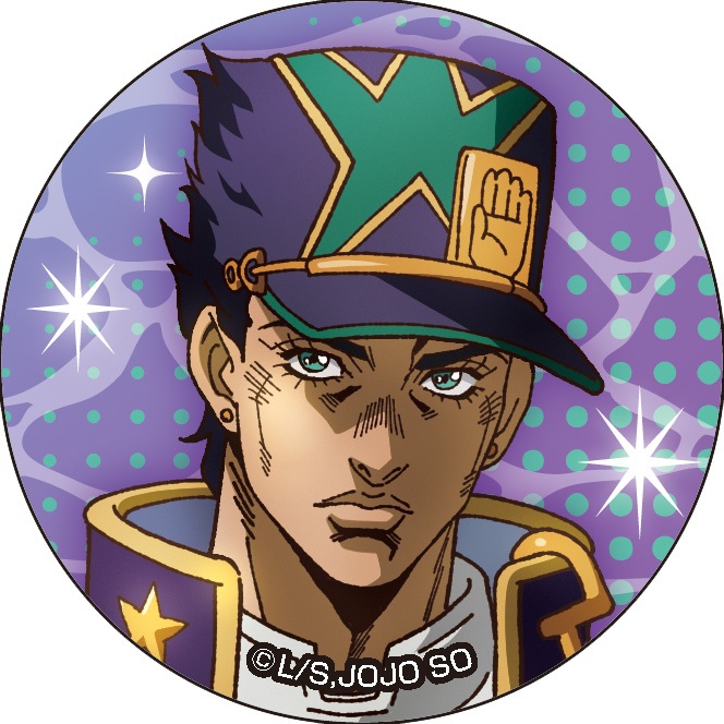 ストーンオーシャン　缶バッジ　懸賞 ジョジョの奇妙な冒険 ストーンオーシャン_描き下ろし缶バッジ