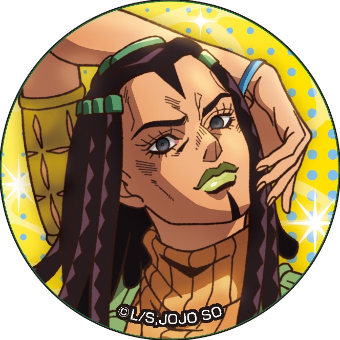 ジョジョの奇妙な冒険 ストーンオーシャン_描き下ろし缶バッジ