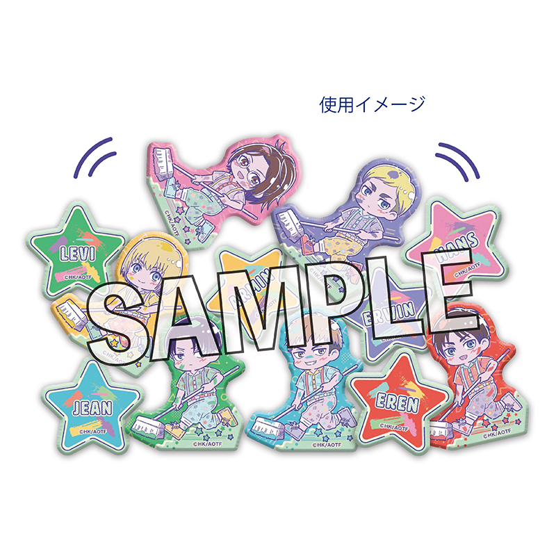 進撃の巨人 積み積みブロック めろんぽっぷ リヴァイ 柄シャツver 公式グッズ 公式ライセンス商品専門サイト Colleize コレイズ