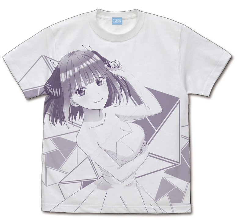 映画｢五等分の花嫁｣ 二乃 オールプリントTシャツ ウェディングドレスVer./白-M
