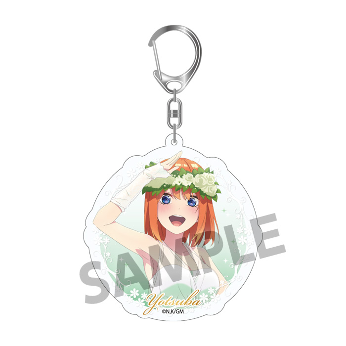 五等分の花嫁_アクリルキーホルダー 中野四葉 ウェディングドレス ver.
