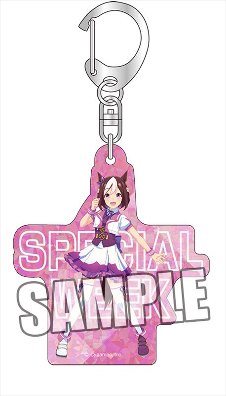 ウマ娘 プリティーダービー_ホログラムアクリルキーホルダー「スペシャルウィーク」