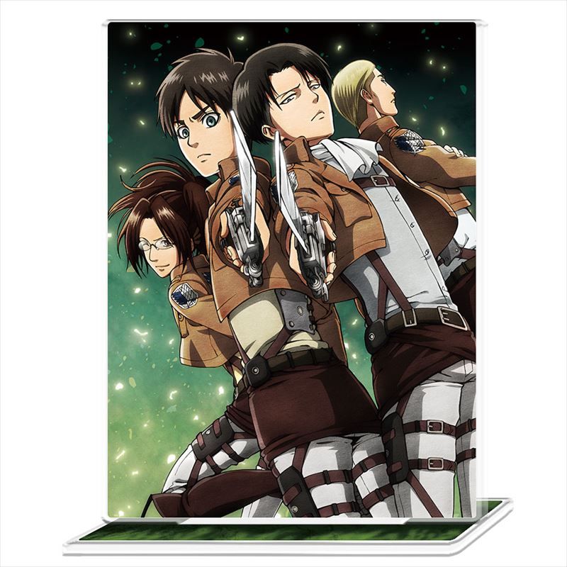 進撃の巨人 アクリルポートレートF[エレン&リヴァイ&エルヴィン&ハンジ
