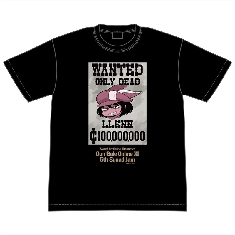 ソードアート・オンライン オルタナティブ ガンゲイル・オンライン_賞金首レンTシャツ XL