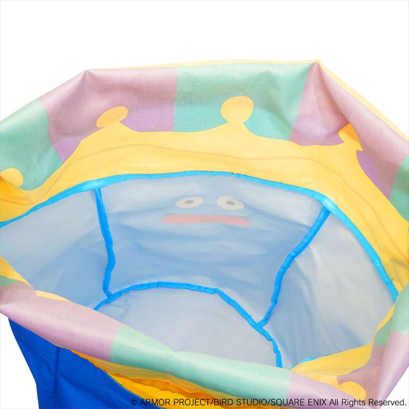 ドラゴンクエスト キングスライム ランドリーバッグ ドラクエ』お洗濯を「キングスライム」がお手伝い！入れるほど