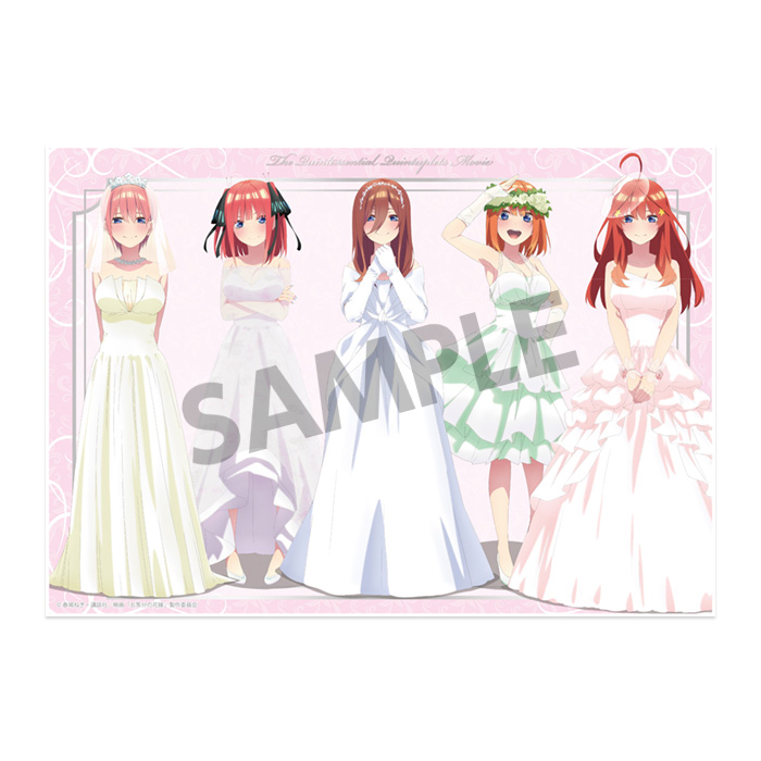 五等分の花嫁_ビジュアルアクリルプレート ウェディングドレス ver.