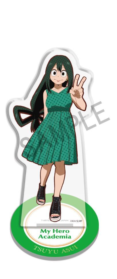 僕のヒーローアカデミア ヒロアカ 蛙吹梅雨 グッズまとめて 僕のヒーローアカデミア_パーティータイム! アクリルスタンド 蛙吹梅雨