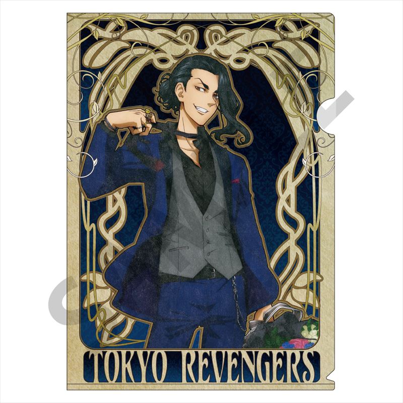 東京リベンジャーズ_スーツstyle アールヌーボーアート A4クリアファイル 場地圭介