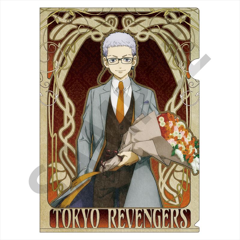 東京リベンジャーズ_スーツstyle アールヌーボーアート A4クリアファイル 三ツ谷隆
